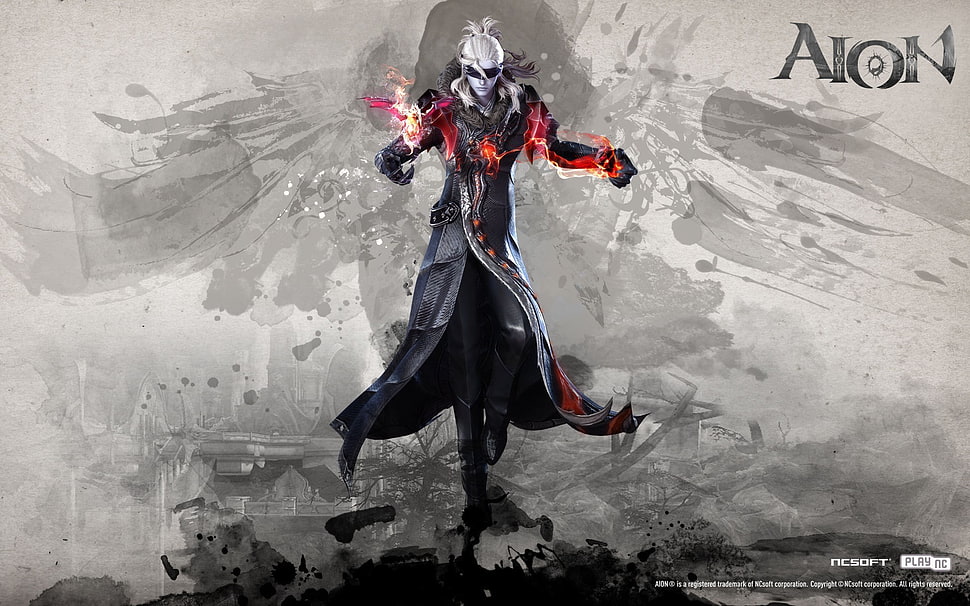 Aion,  Characters,  Game,  Art HD wallpaper