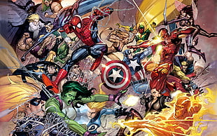 Marvel characters artwork, Marvel Comics