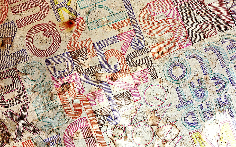 text paintings HD wallpaper