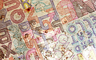 text paintings