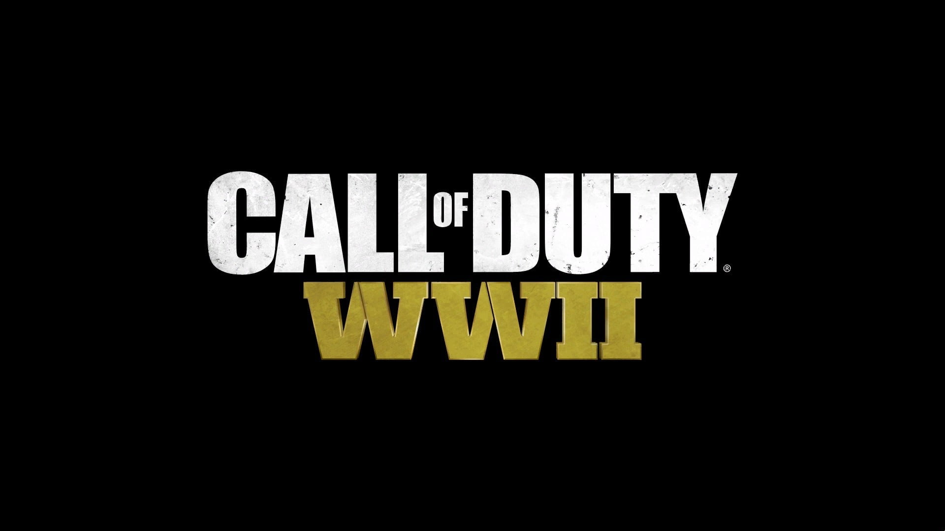 white and brown Call Of Duty WWII logo