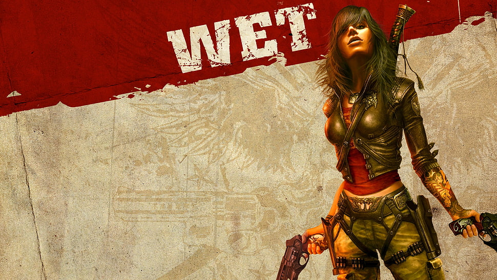 Wet game application screenshot, Wet (Video Game), video games HD wallpaper