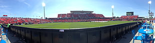 gray stadium, panoramas, sports, soccer, stadium HD wallpaper