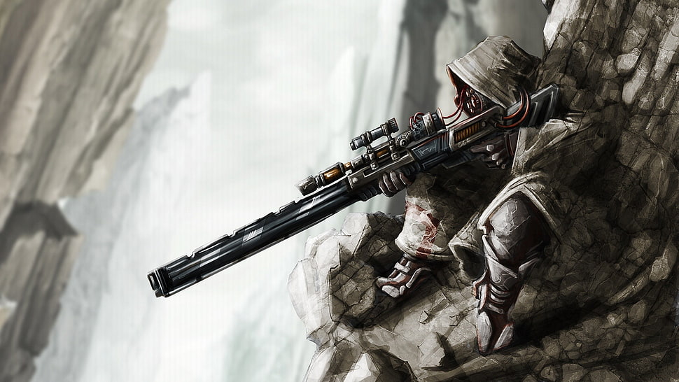 gray rifle, video games, Killzone HD wallpaper