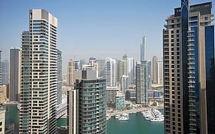 aerial view of Dubai photo