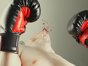 Boxer,  Gloves,  Blow,  Blood