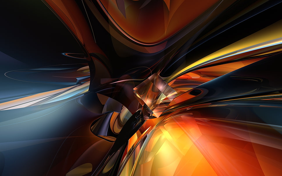 green, black and red abstract graphic wallpaper HD wallpaper