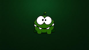 green and white animal clip art, Cut the rope HD wallpaper