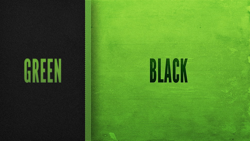 green and black text, minimalism, simple, simple background, abstract HD wallpaper