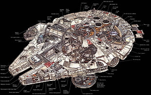 Star Wars Millennium Falcon, Star Wars HD wallpaper