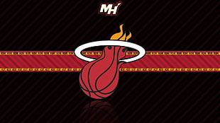 Miami Heat logo, NBA, basketball, Miami Heat, Miami