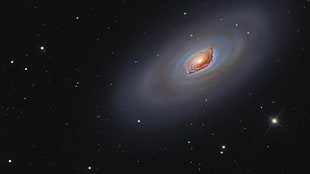 galaxy illustration, galaxy, space, NASA, Black Eye Galaxy