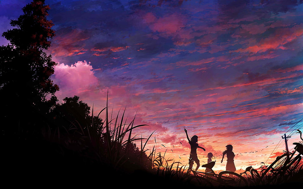children playing painting HD wallpaper