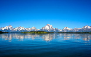 Glacier Mountain and calm body of water