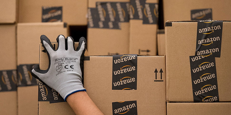 person holding brown cardboard box HD wallpaper