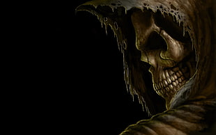 Grim Reaper wallpaper, death, cards, skull, Grim Reaper