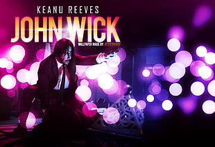 Keanu Reeves, John Wick , fan art, movies
