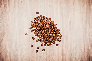brown coffee beans lot