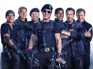 The Expendables group photo