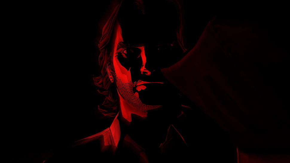 man wearing red shirt wallpaper, The Wolf Among Us, video games HD wallpaper