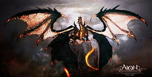 Aion game wallpaper, Aion, dragon, fantasy art