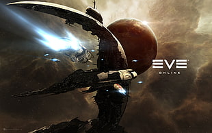 Eve Online digital wallpaper, EVE Online, Amarr, space, spaceship