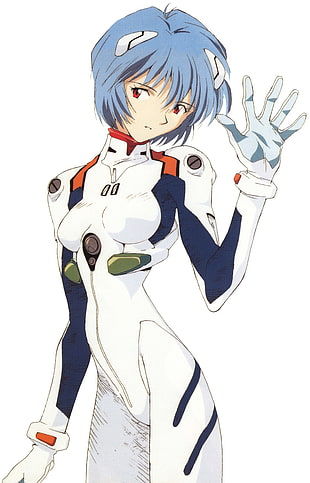 anime female illustration, Neon Genesis Evangelion, Ayanami Rei
