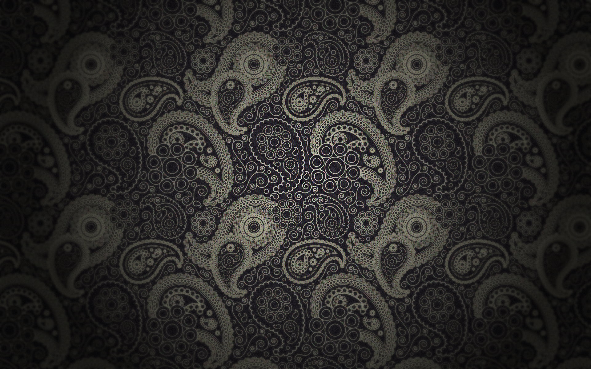 black paisley wallpaper