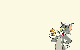 Tom & Jerry digital wallpaper, Tom and Jerry, cartoon