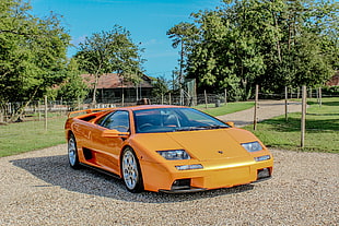 orange Lamborghini Diablo