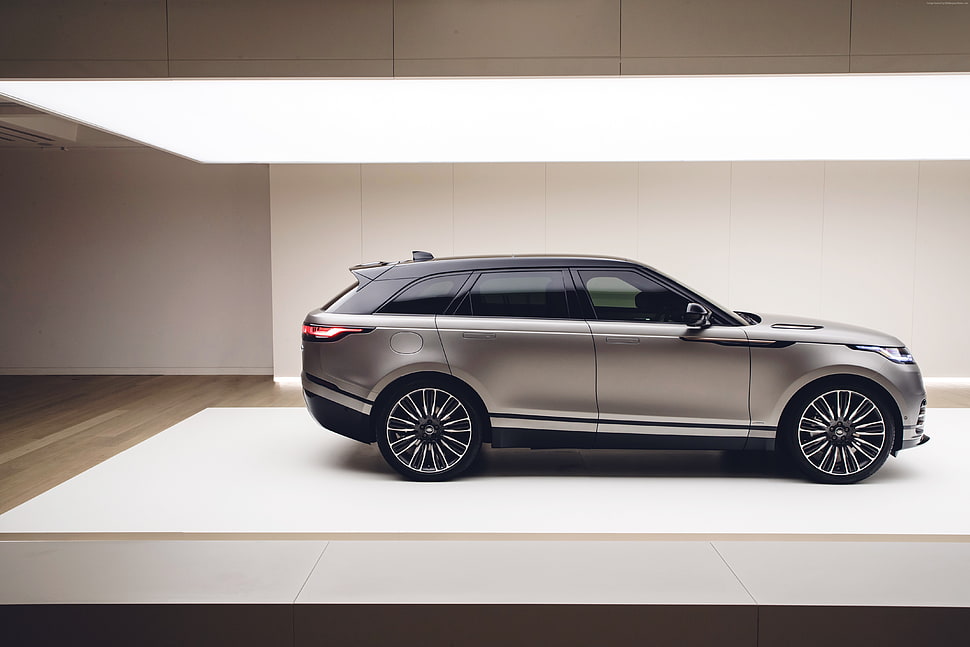 gray and black sport utility vehicle HD wallpaper