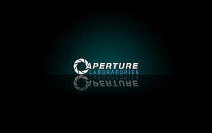 Aperture logo, video games, Portal (game), Aperture Laboratories