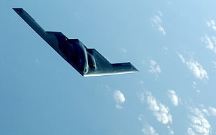 gray and white jet plane, Bomber, aircraft, stealth, Northrop Grumman B-2 Spirit