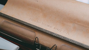 brown paper, typewriters, vintage, sepia, letter HD wallpaper