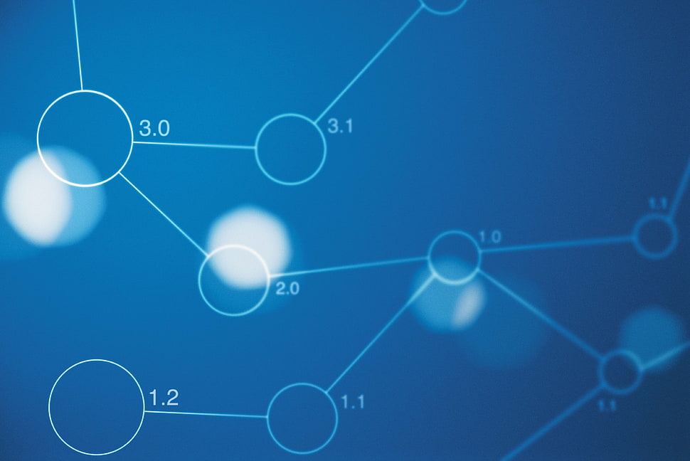 blue chart HD wallpaper