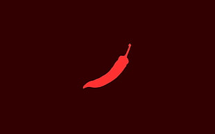 chili pepper illustration, minimalism, food, Pepper HD wallpaper
