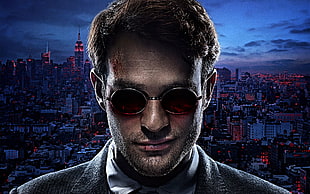 man wearing sunglasses portrait photo