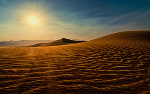 desert during daytime HD wallpaper