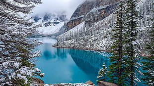 body of water, nature, landscape, Moraine Lake, Canada