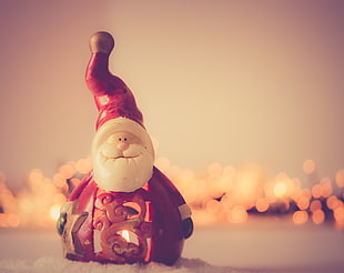 Santa Claus figurine, Santa claus, New year, Christmas HD wallpaper