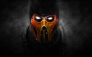 Mortal Kombat Scorpion digital wallpaper, Mortal Kombat X, video games