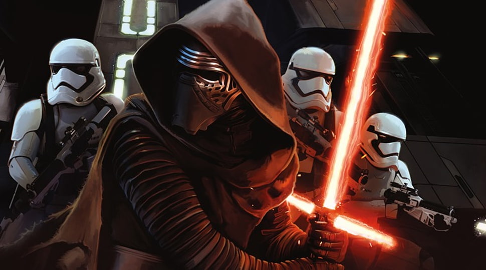 Star Wars poster HD wallpaper