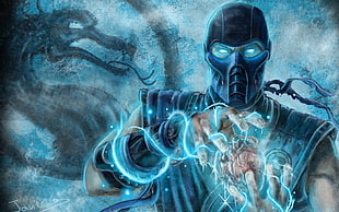 Mortal Kombat Sub Zero, Mortal Kombat, Sub-Zero, video games HD wallpaper