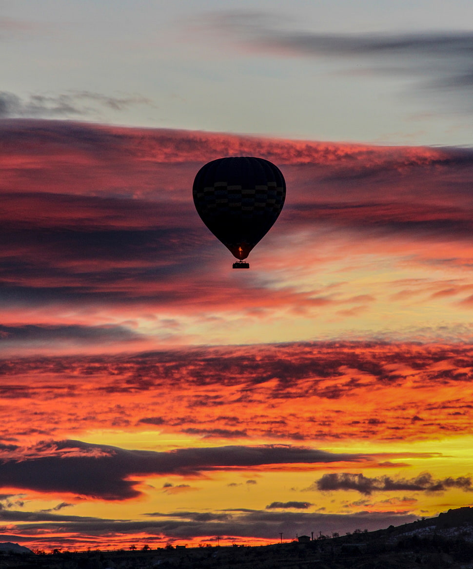 hot air balloon photo HD wallpaper