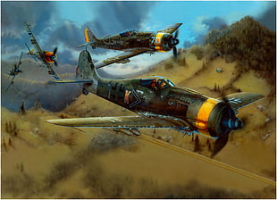 game poster, World War II, fw 190, Focke-Wulf, Luftwaffe