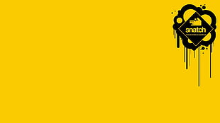yellow and white paper screenshot, minimalism, yellow background, typography