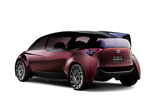 maroon Toyota car concept