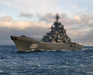 gray navy ship, Moscva ship, Russian Navy, vehicle, military HD wallpaper