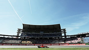 red F1 car, Formula 1, Ferrari, Kimi Raikkonen, race cars