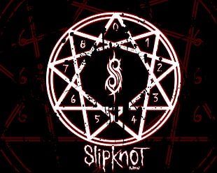 black and white wall decor, Slipknot